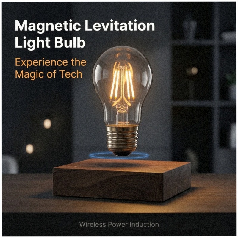 Office Tech For Home - Magnetic Levitating Floating Wireless LED Light