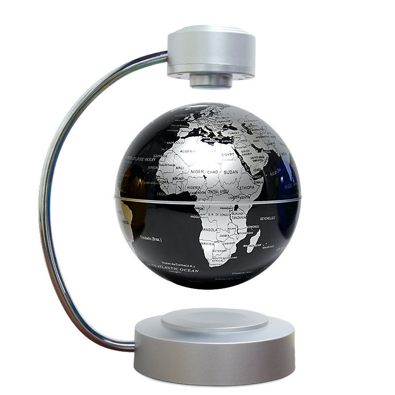 Office Tech For Home - Magnetic Levitation Globe with LED Light,