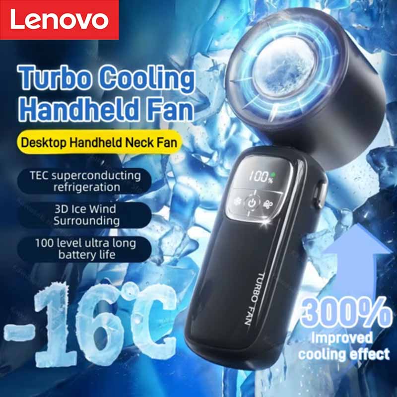 Office Tech For Home - Lenovo 30000RPM Handheld Eletric Turbo Fan