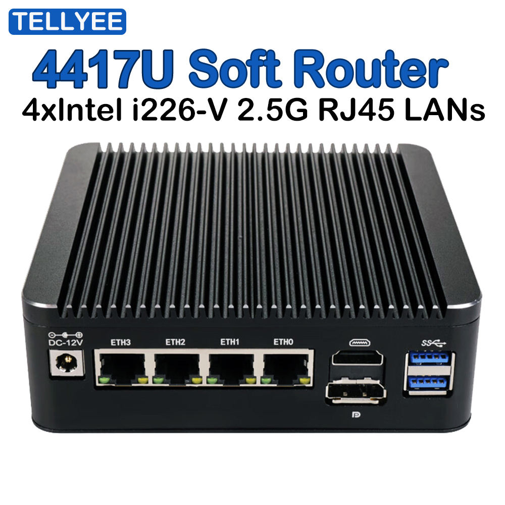 Thin Client Mini Pc - 12th Gen Intel Pentium 4417U 2.5G