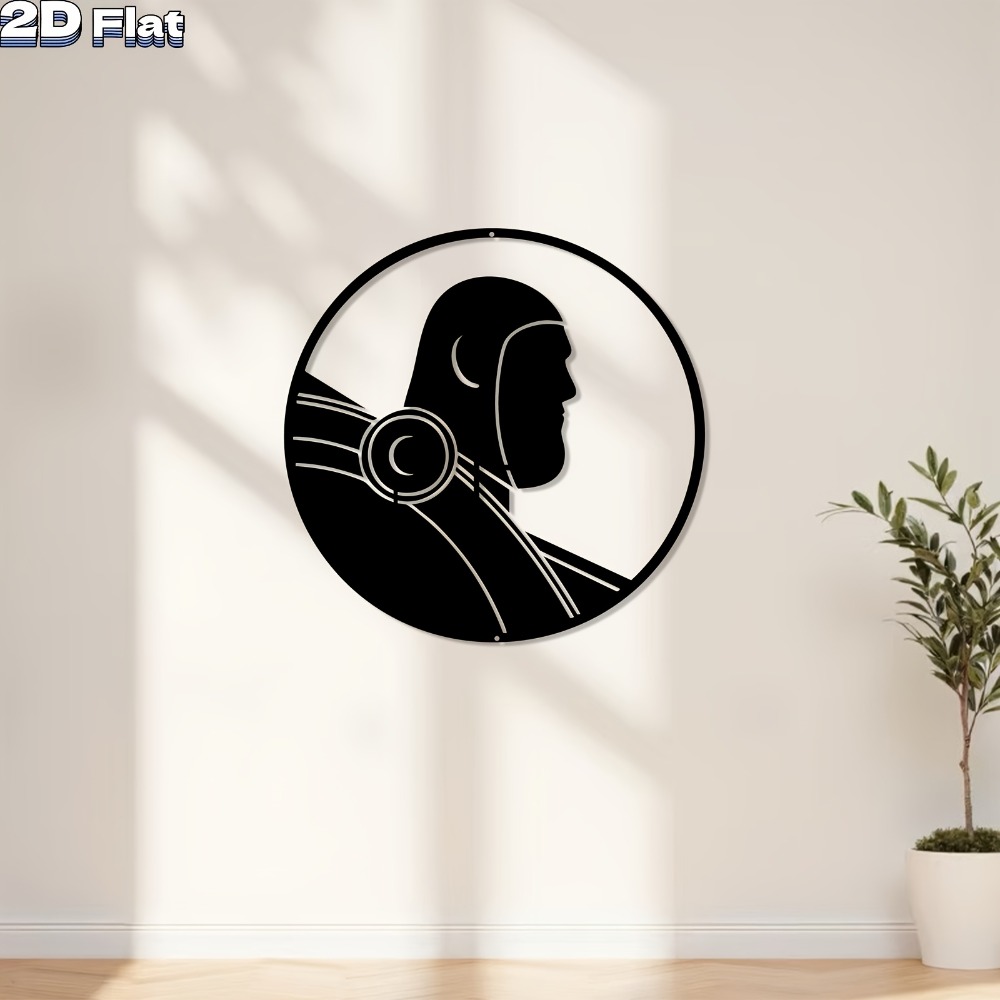 Modern Robot Aluminum Wall Art - Office Tech For Home review and price