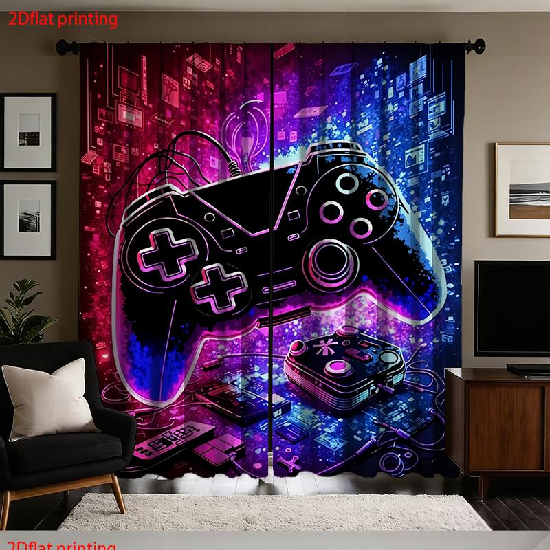 Neon Gaming Curtain Controller - Tech Office Youtube review and price