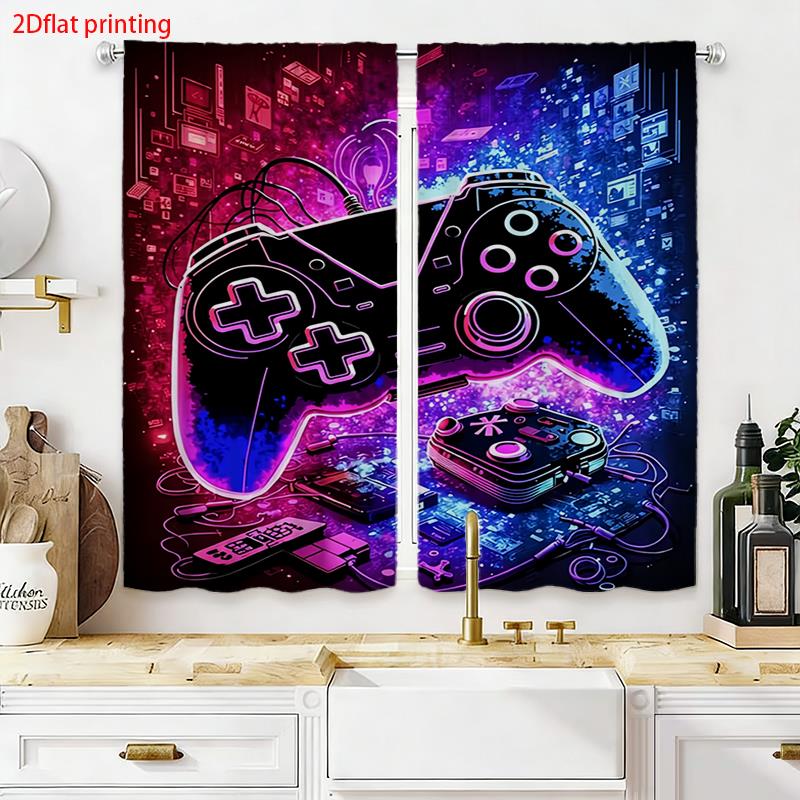 Neon Gaming Curtain Controller - Tech Office Youtube review and price