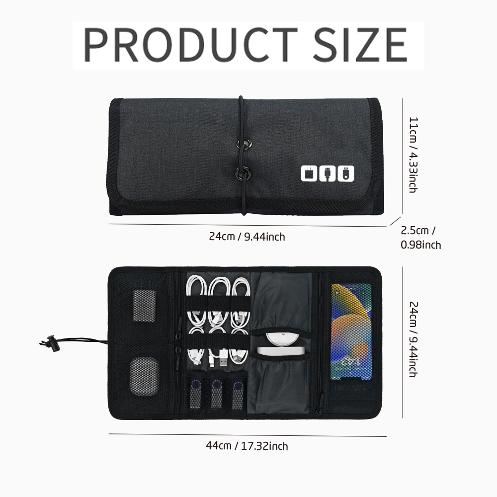 Tech Organizer Bag Cable Stora - Office Tech For Home review and price