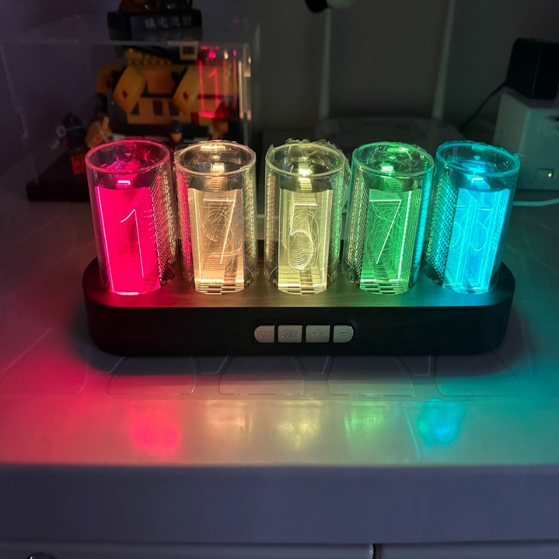 LED Nixie Tube Clock RGB Gamin - Tech Office Youtube review and price