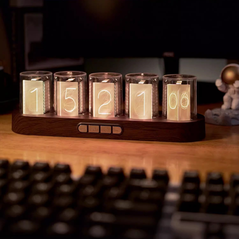 LED Nixie Tube Clock RGB Gamin - Tech Office Youtube review and price